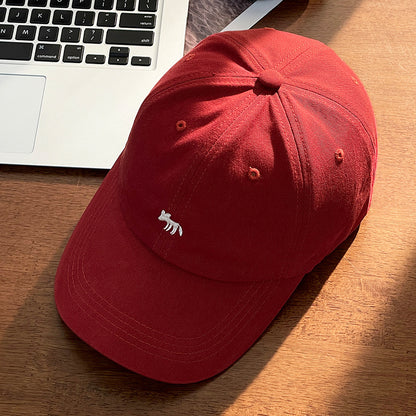 Classmate Yang strictly selects cute peaked caps cartoon women sweet sun face small animals embroidered baseball sunscreen hats