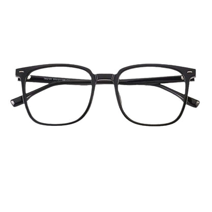 Xiaohongshu black frame myopia glasses women's glasses ins high value student anti-blue light optical flat mirror holder male tide