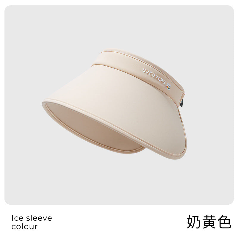 Wide-brimmed sunscreen hat for women's summer 2023 new full-face sun hat, UV-proof empty top hat, one piece is sent on behalf of others.
