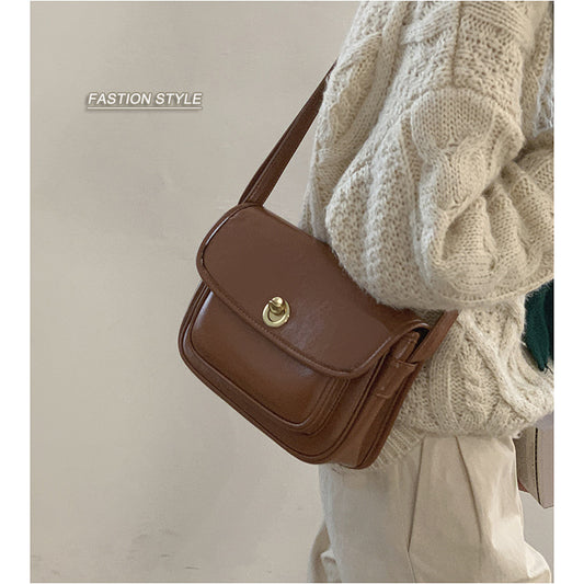 Wedding banquet red bag women's 2022 winter new retro briefcase versatile large-capacity messenger bag messenger bag