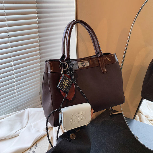 Women's handbag women's 2024 autumn new fashion women's bag simple foreign trend single shoulder messenger tote bag