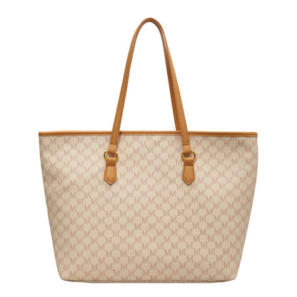 College student class bag women's fashion 2024 summer new trendy retro simple commuter shoulder bag tote bag