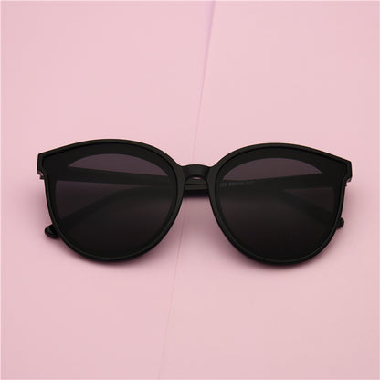 Women's retro sunscreen sunglasses men's ins high-end large-frame sunglasses trendy Korean version small glasses clearance glasses